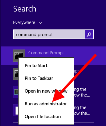 Running Command Prompt as Administrator
