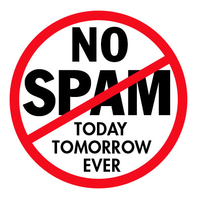No spamming