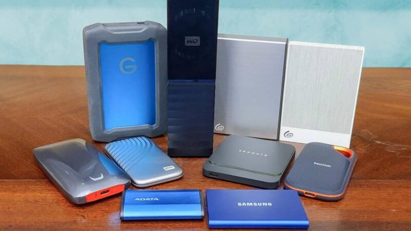 external drives of various sorts