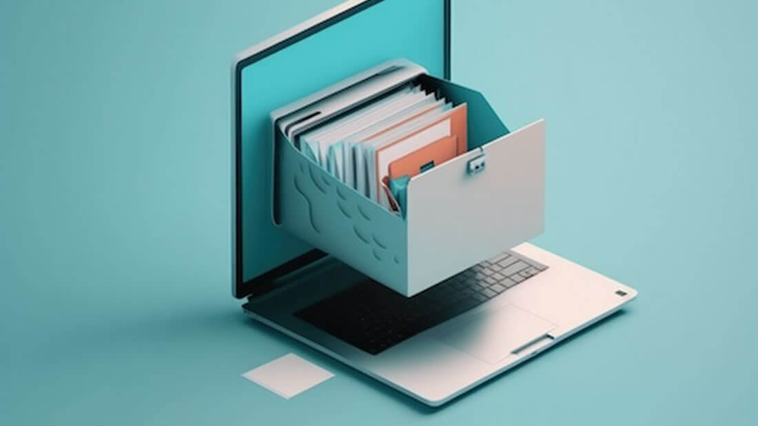 Step-by-step guide showing how to archive emails in Microsoft Outlook Classic into a PST file to reduce mailbox size and improve IMAP performance.