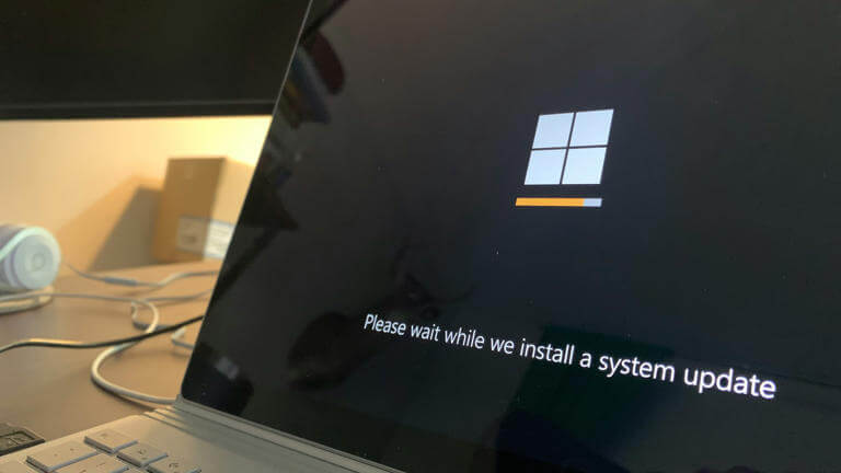 Windows updates being installed